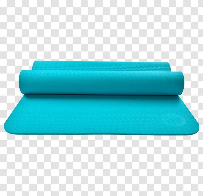 Yoga & Pilates Mats Turquoise Rectangle - Aqua - Design Transparent PNG
