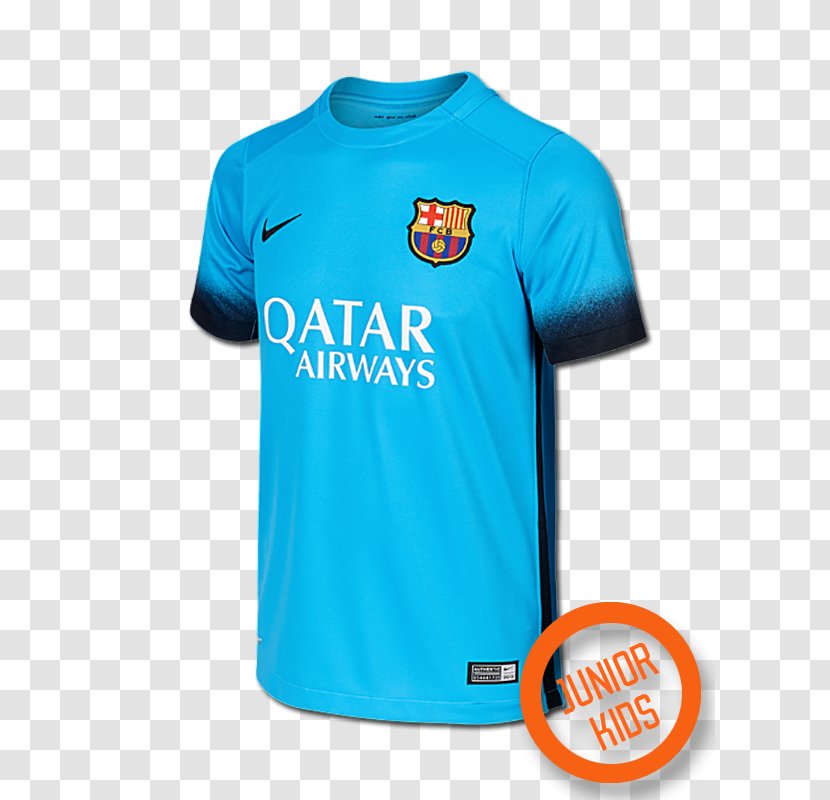 Sports Fan Jersey FC Barcelona Nike Camiseta De Fútbol Decept Stadium 2015/16 NIÑO-XS T-shirt - Blue - Fc Transparent PNG