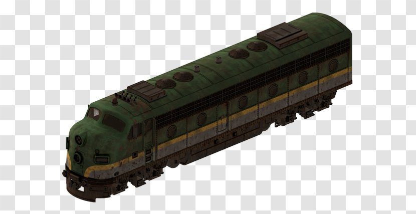 Train Rail Transport Railroad Car Track Fallout: New Vegas - Fallout Transparent PNG