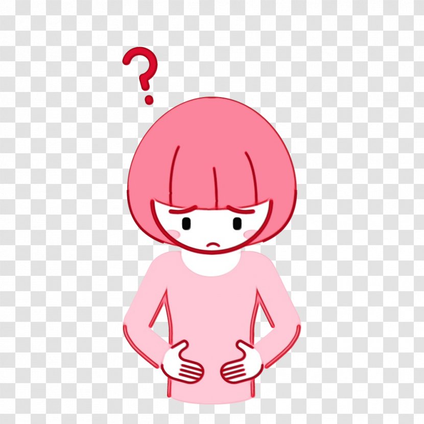 Pink Cartoon Cheek Lip Clip Art - Fictional Character Child Transparent PNG