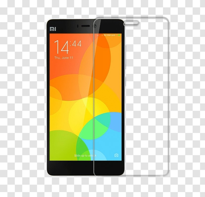 Smartphone Xiaomi Mi4i Mi 4c Redmi 2 - Orange Transparent PNG