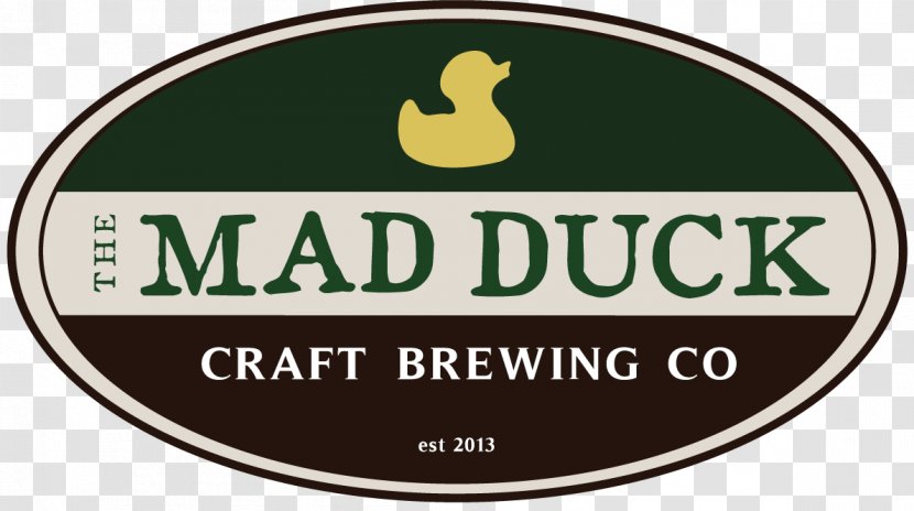 Mad Duck Craft Brewing Co The Beer Brewery - Sign - DUCK Transparent PNG