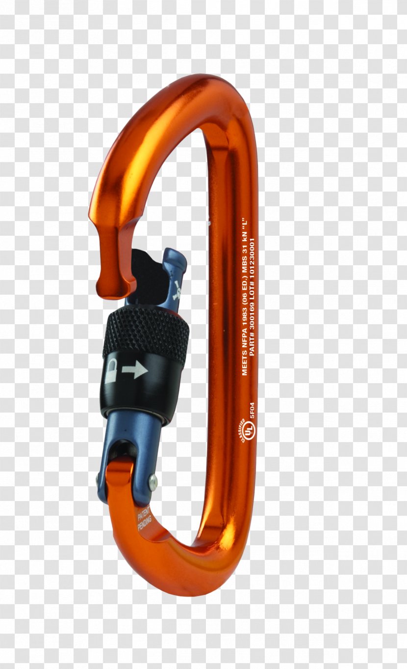 Carabiner - Rock Climbing Equipment - Design Transparent PNG