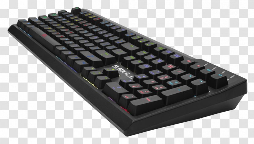 Computer Keyboard G.skill Ripjaws KM570 Gaming Keypad Corsair STRAFE - Cherry Transparent PNG