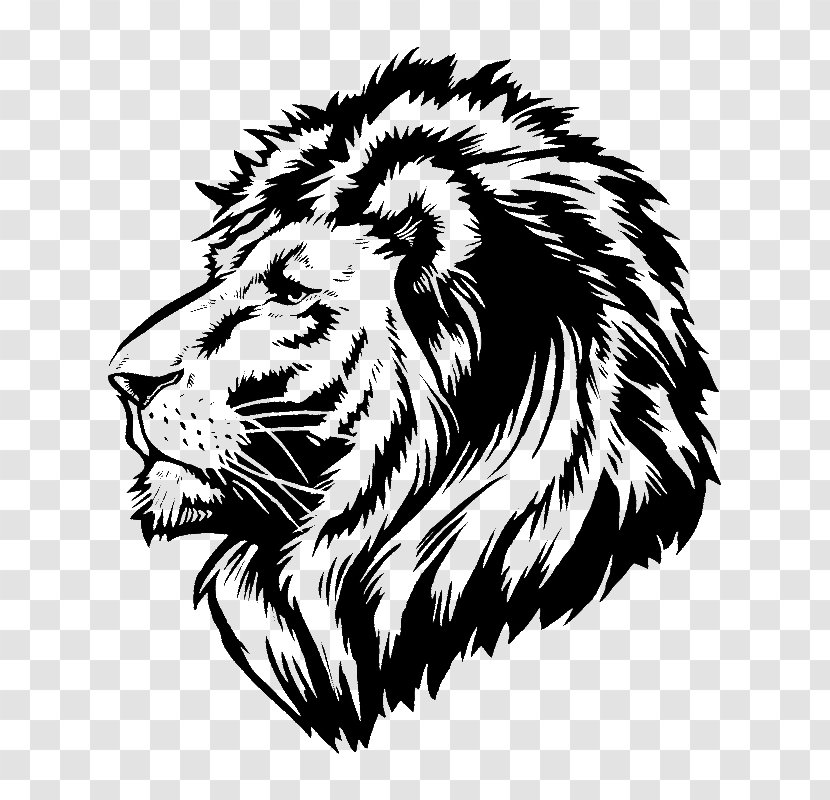 Lion Wall Decal Sticker Polyvinyl Chloride Transparent PNG
