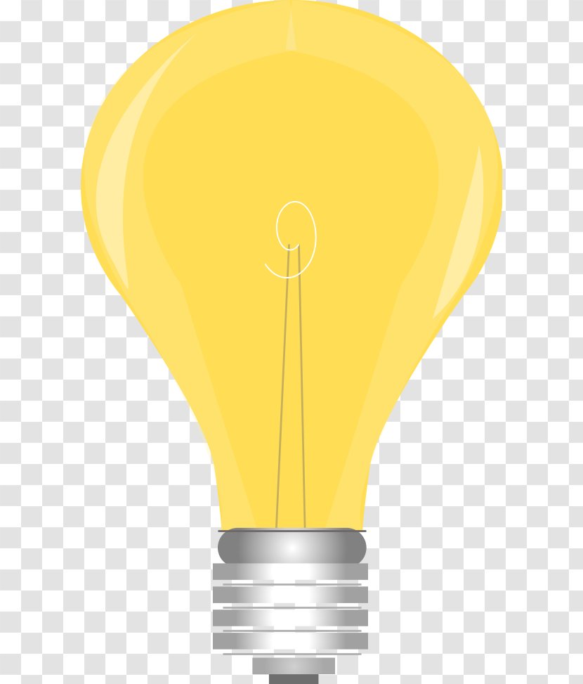 Light-emitting Diode Yellow Flashlight - A Picture Of Light Bulb Transparent PNG