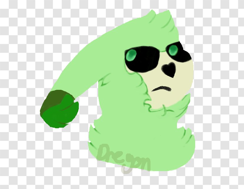 Green Leaf Character Clip Art - Head Transparent PNG