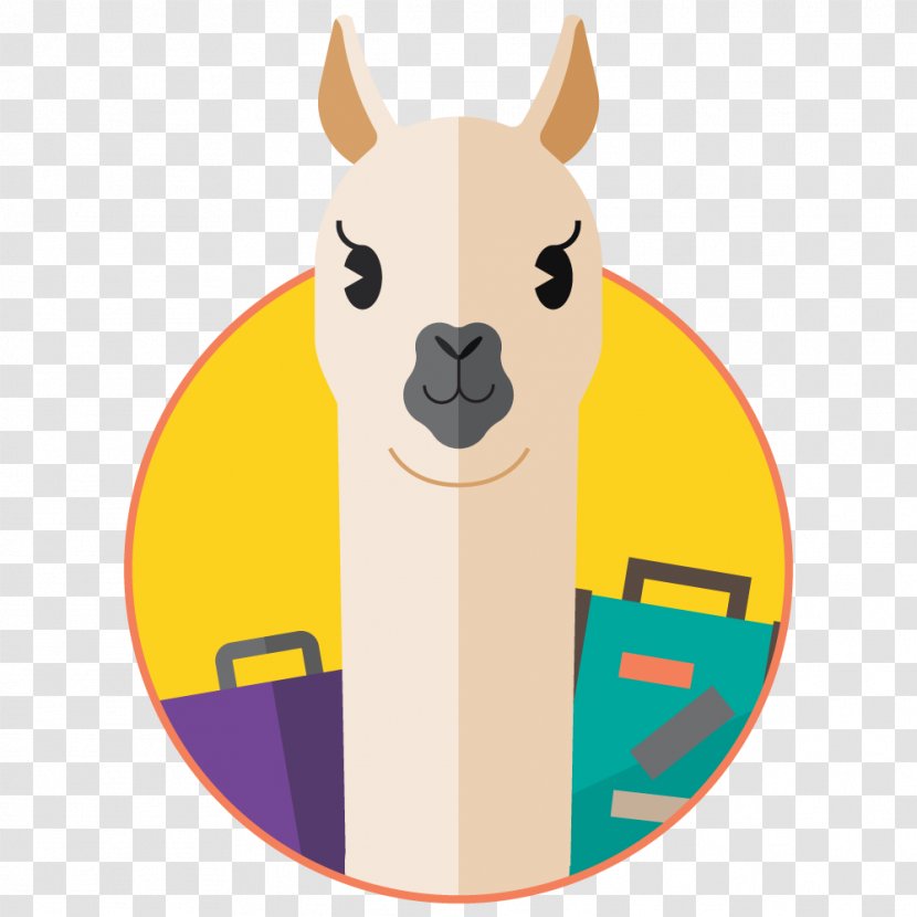 Llama Horse Character Clip Art - Snout Transparent PNG