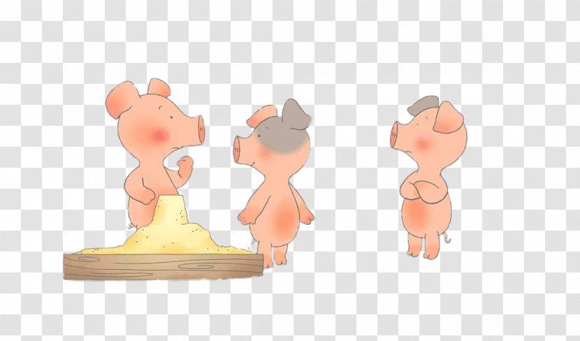 Tickly Christmas Wibbly Pig Signed Edit - Sandpit Transparent PNG