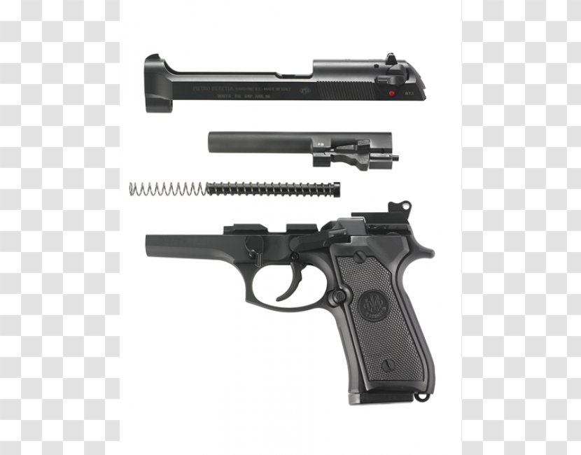 Beretta M9 M1934 92 9×19mm Parabellum - Ranged Weapon Transparent PNG