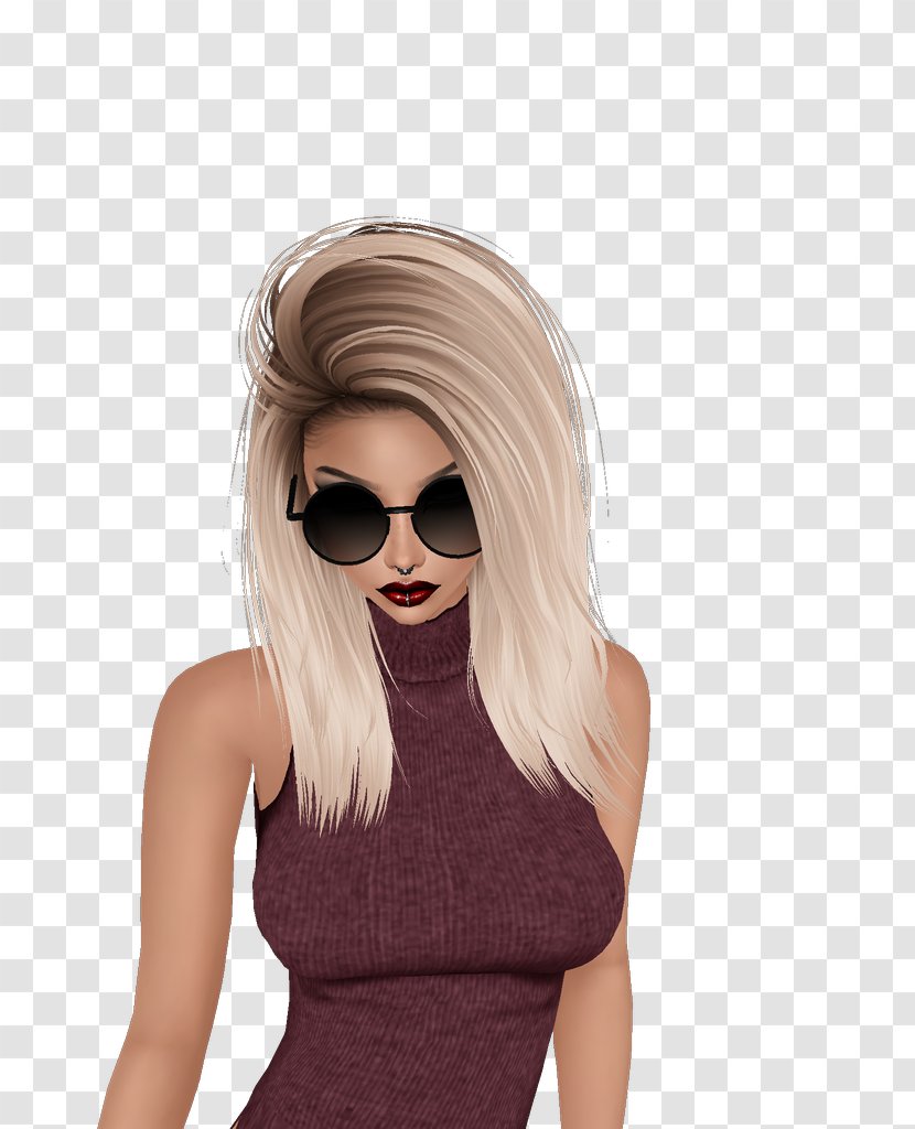 Blond Sunglasses Brown Hair - Chin - Special Guest Dj Transparent PNG