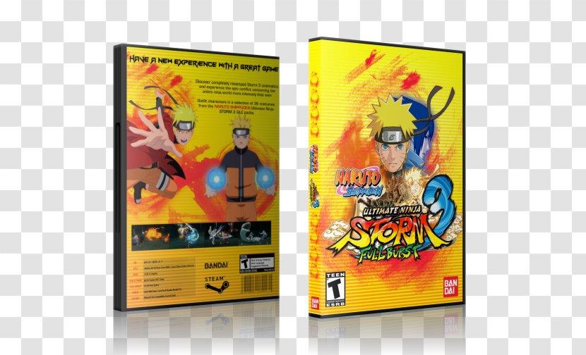 Naruto Shippuden: Ultimate Ninja Storm 3 Xbox 360 Cover Art - Shippuden - Ps2 Transparent PNG