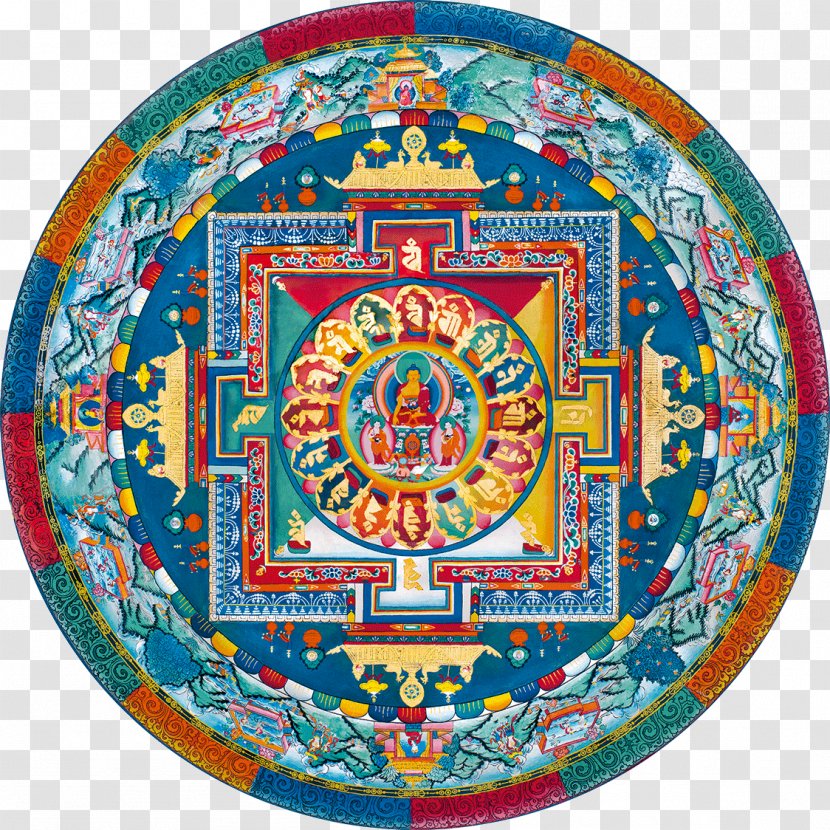 Symmetry Circle Pattern - Buddha Temple Transparent PNG