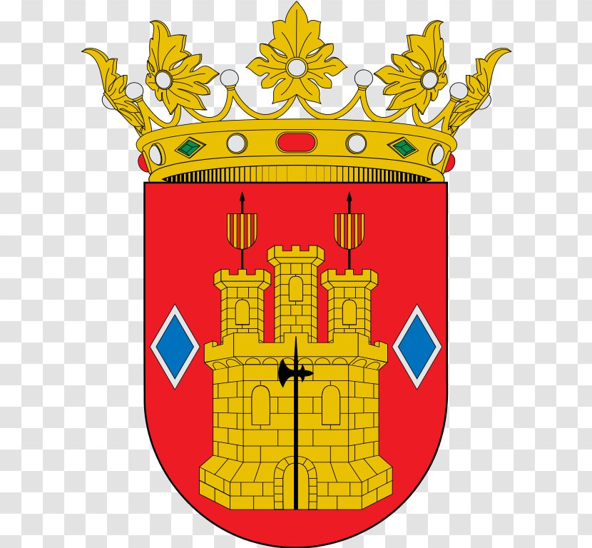 Escutcheon Ateca Province Of Zaragoza Church Saint Felix Heraldry - Spain - Aragon Insignia Transparent PNG