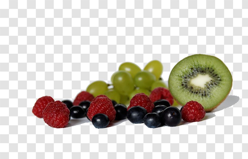 Strawberry Kiwifruit Grape - Blueberry - Kiwi Grapes Raspberries Transparent PNG