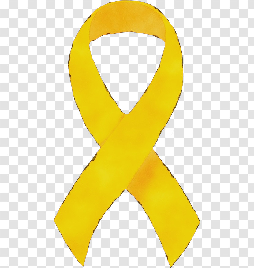 Yellow Ribbon Transparent PNG