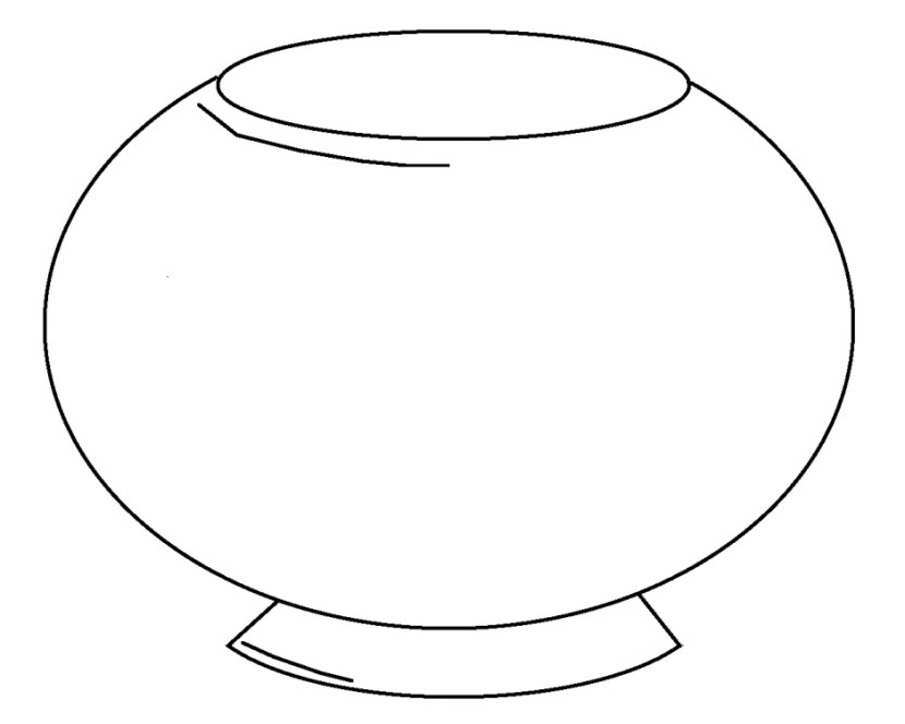 Circle Tableware Line Art Angle Clip - Sphere - Fish Tank Clipart Transparent PNG