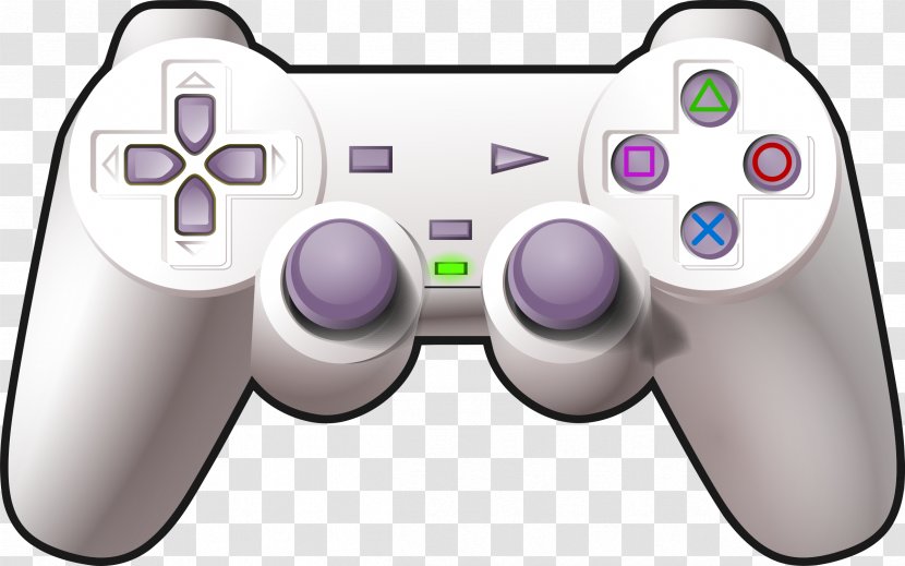 Joystick PlayStation Clip Art - Playstation Portable Accessory - Gamepad Transparent PNG