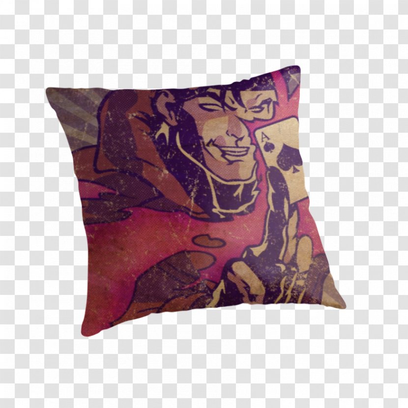 Throw Pillows Cushion Purple Violet - Pillow - Gambit Transparent PNG