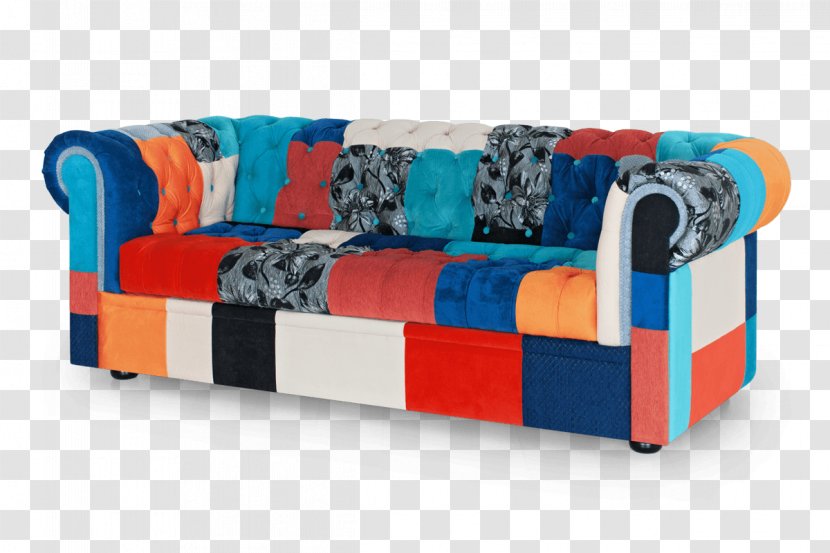 Sofa Bed Divan Couch Plastic - Patchwork Transparent PNG