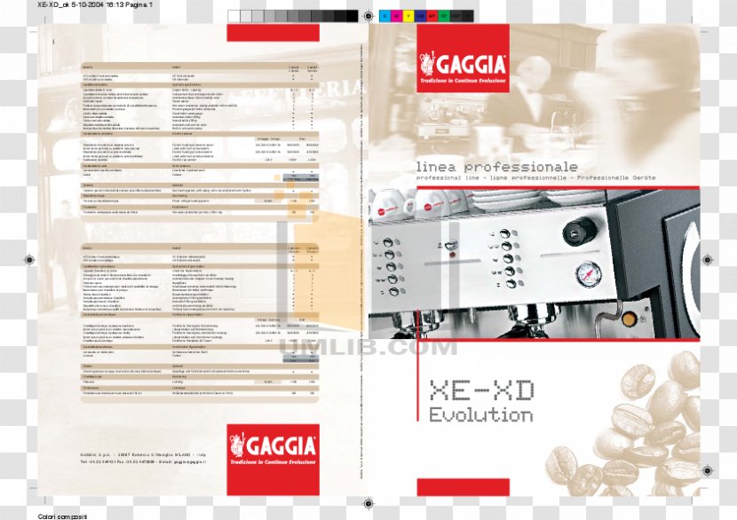 Coffeemaker Gaggia Product Manuals Adobe Distiller - Material - Coffee Transparent PNG