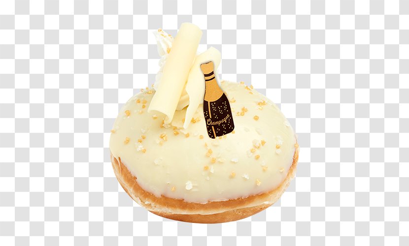 Donuts Krispy Kreme UK Buttercream White Chocolate - Biscuits Transparent PNG