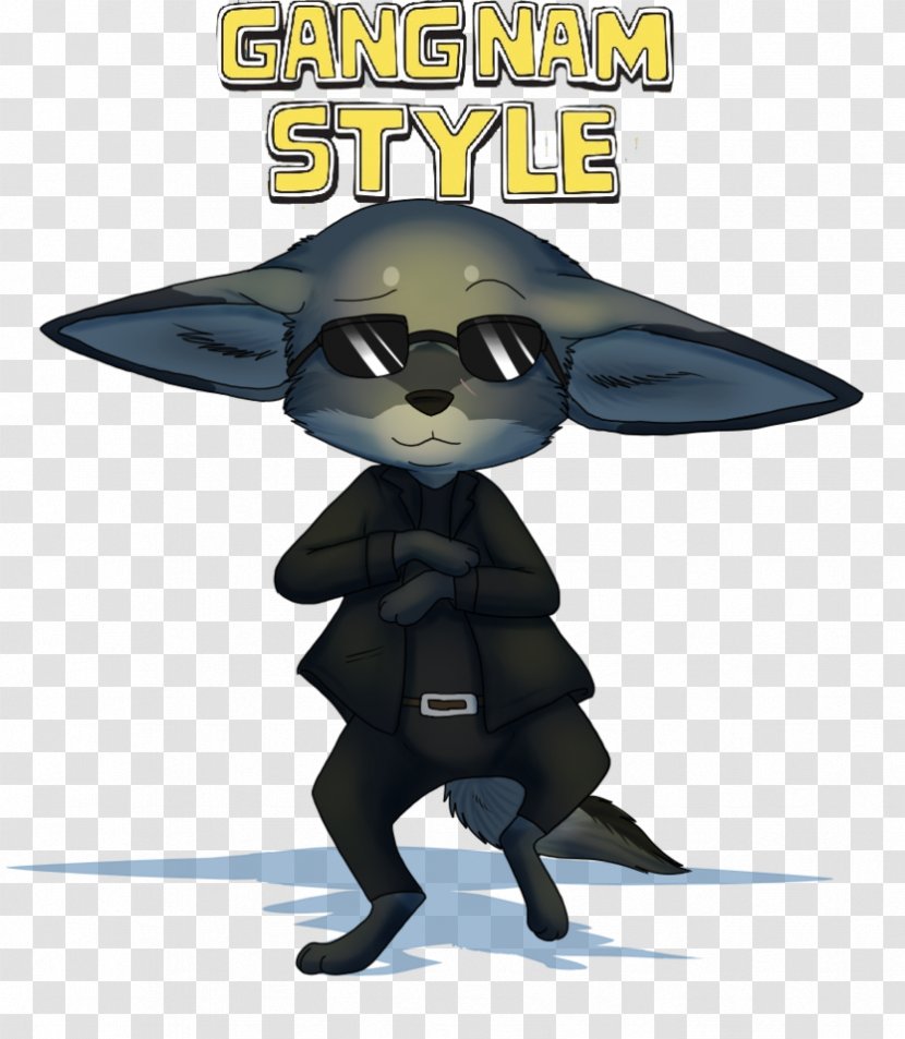 Mammal Cartoon Character Fiction - Gangnam Style Transparent PNG