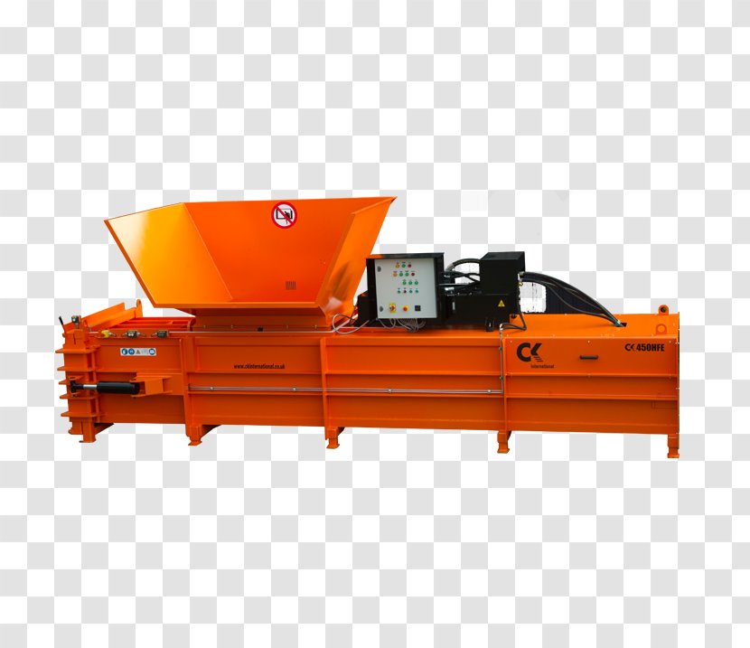 Baler Machine Paper Cardboard Force - Plastic - Horizontal Transparent PNG