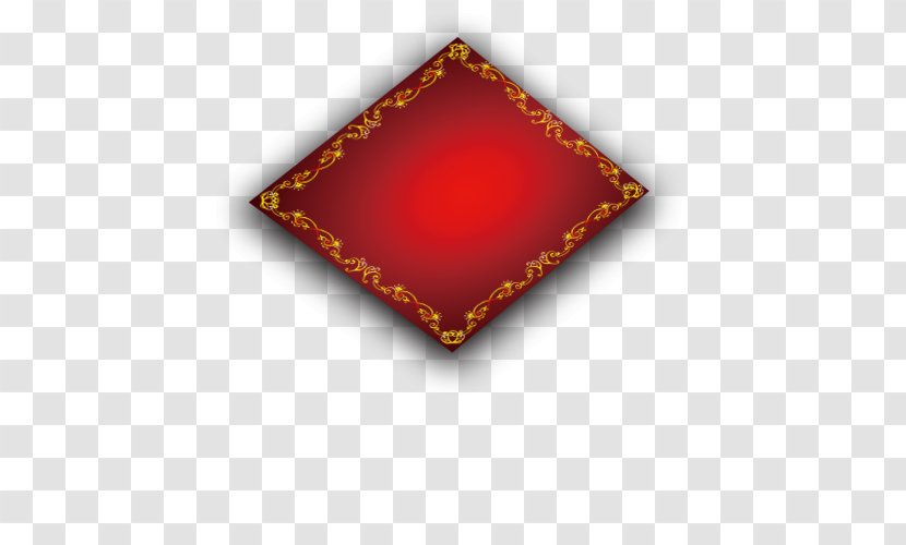 Rhombus Download - Rectangle - Red Diamond Fig. Transparent PNG