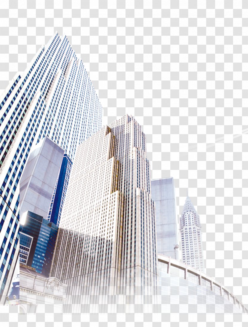 Skyscraper Architecture High-rise Building - Cartoon - City Buildings Transparent PNG