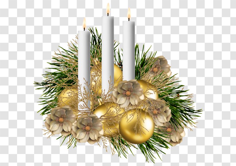 Floral Design Christmas Ornament Pine Centrepiece Transparent PNG