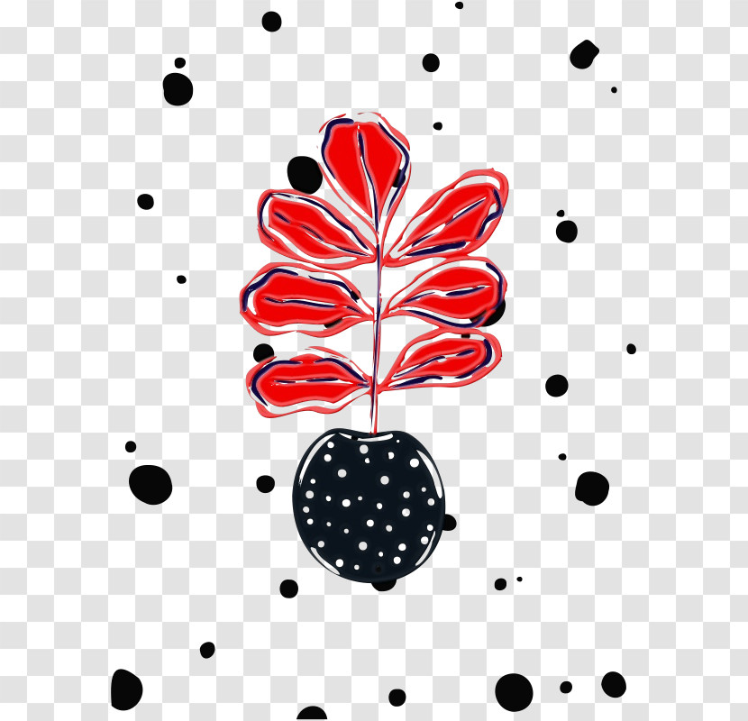 Visual Arts Red Petal Flower Point Transparent PNG