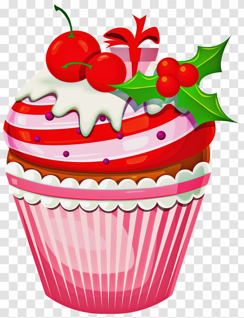 Baking Cup Clip Art Cake Decorating Supply Cupcake - Icing Cherry Transparent PNG