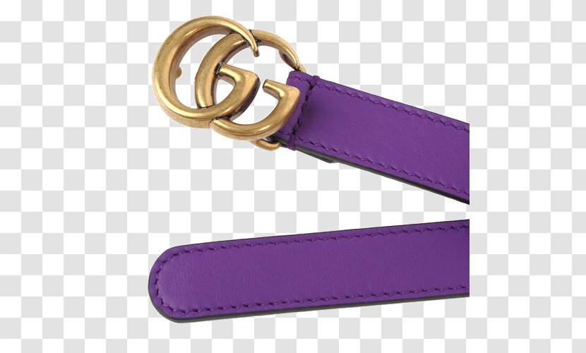 Belt Purple Gucci Leather - Brand - Ms. GUCCI Transparent PNG