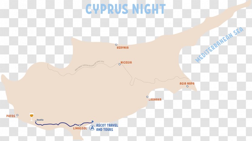 Cyprus Night Location Map Entertainment - Area - Amathus Transparent PNG