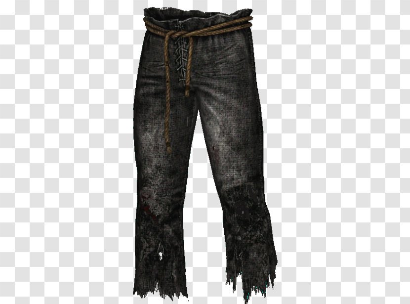 Wide-leg Jeans Cargo Pants Denim - Zipper - Western-style Trousers Transparent PNG