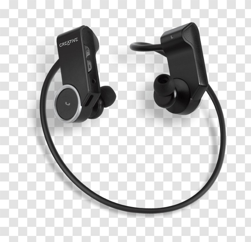 Microphone Headphones Creative Labs Bluetooth Headset - Plantronics Ml15 - Advertising Transparent PNG