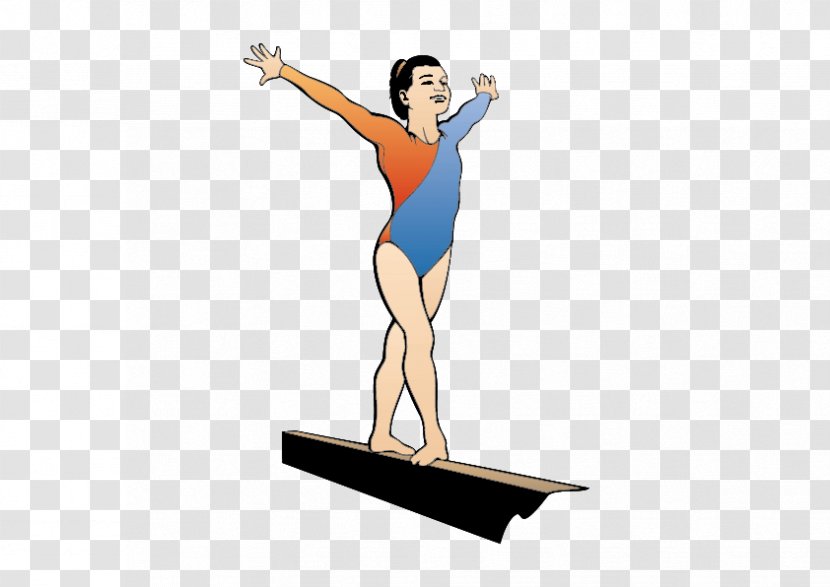 International Federation Of Gymnastics Balance Beam Sport Uneven Bars - Cartoon - FIG. Transparent PNG