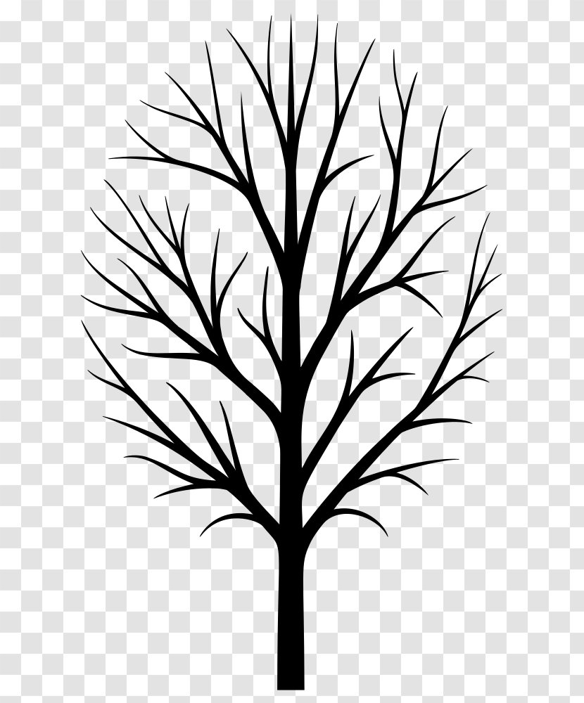 Silhouette Tree Clip Art - Drawing Transparent PNG