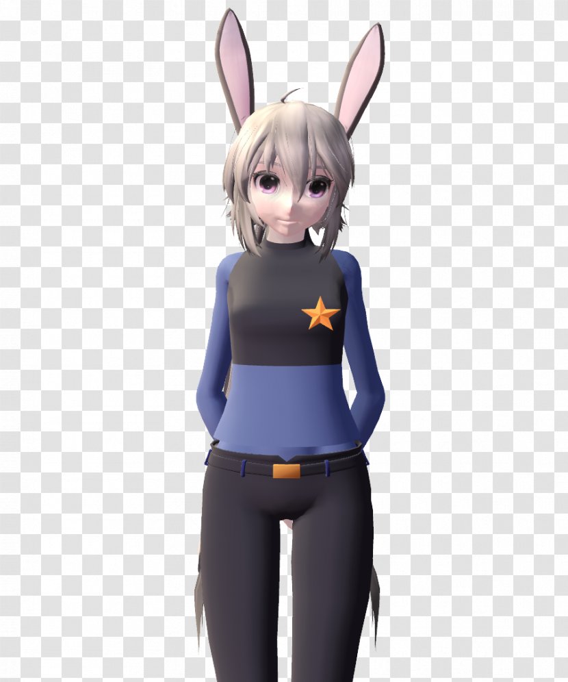 Figurine - Rabits And Hares - Judy Hopps 3d Transparent PNG