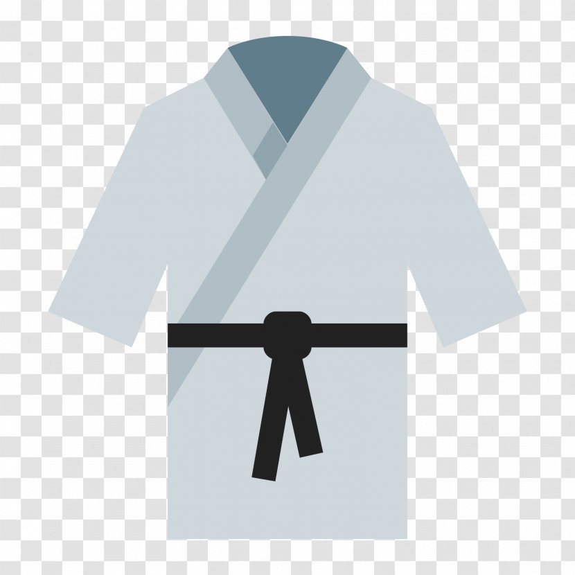 Sleeve Kimono Collar Bathrobe - Joint - Taekwondo Material Transparent PNG