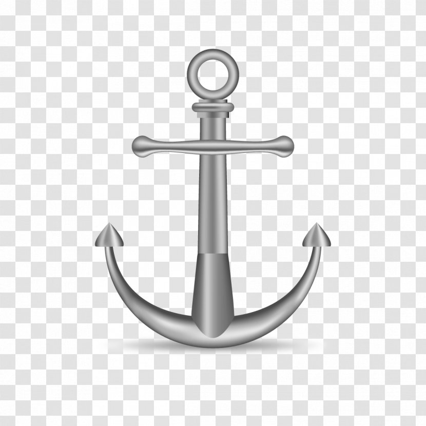 Anchor Download Computer File - Threedimensional Space - Vector Metal Transparent PNG