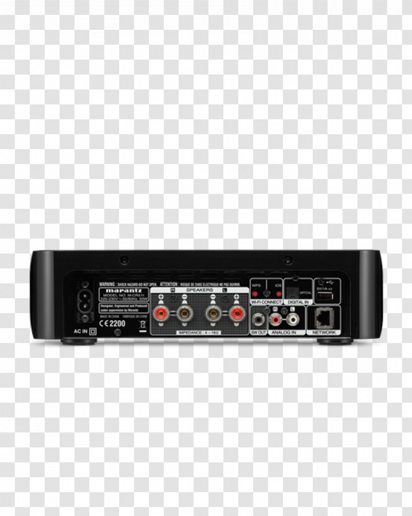Marantz Melody Stream M-CR510 / M-CR511 AV Receiver M-CR611 Digital Media - Loudspeaker - Turntable Transparent PNG