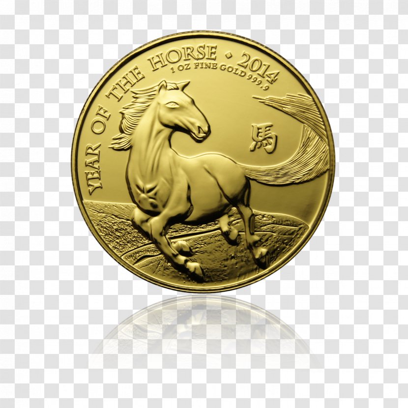 Coin Gold Bronze Medal Silver - Horse Transparent PNG