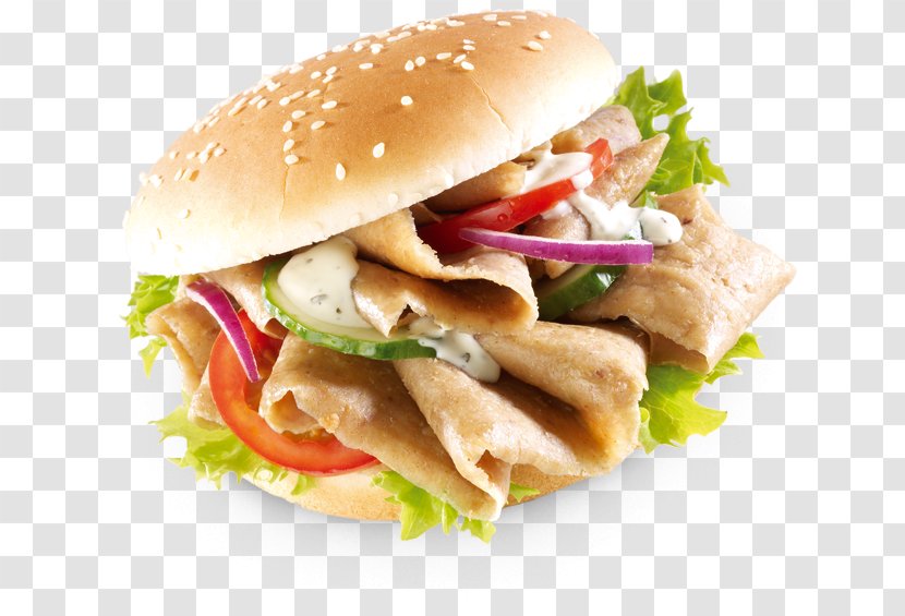 Doner Kebab Hamburger Chicken Sandwich Pizza - Food Transparent PNG