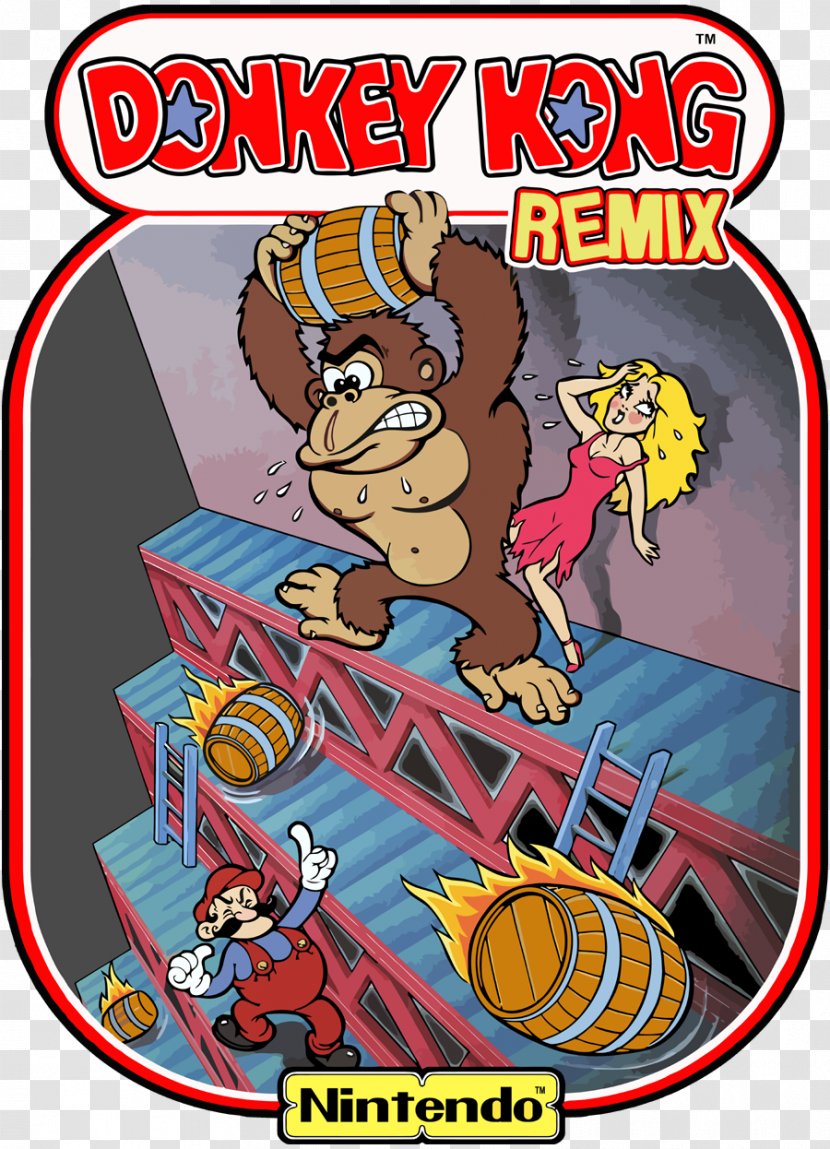 Mario Vs. Donkey Kong Super Bros. - Bros - Cartoon Transparent PNG