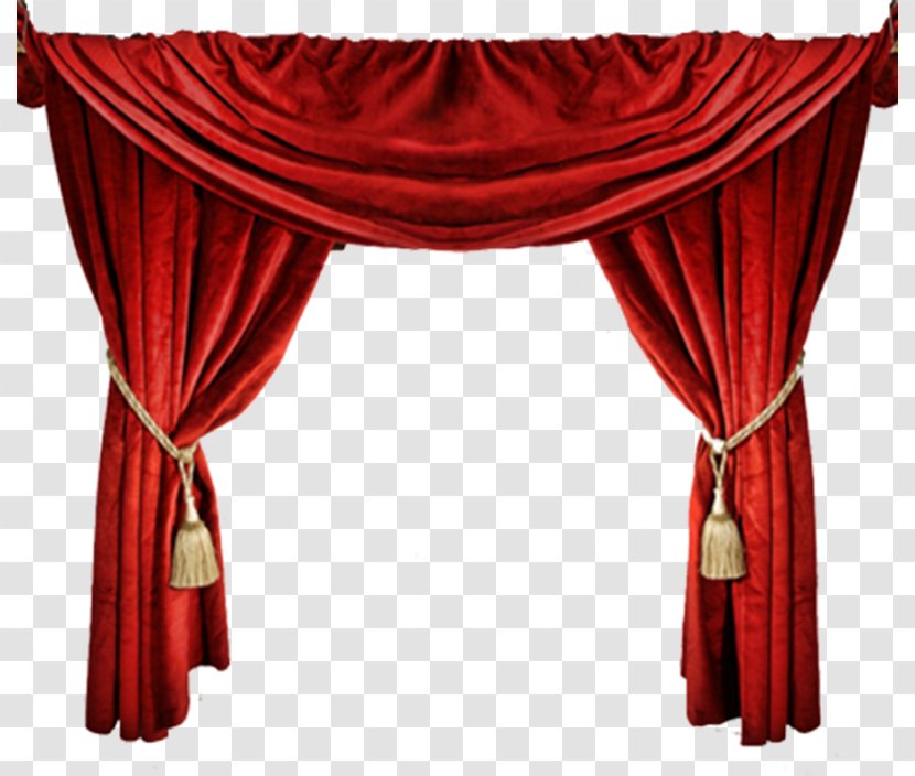 Window Theater Drapes And Stage Curtains Light - Red Curtain Transparent PNG