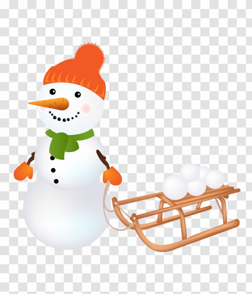 Santa Claus Snowman Christmas Clip Art - Cute Transparent PNG