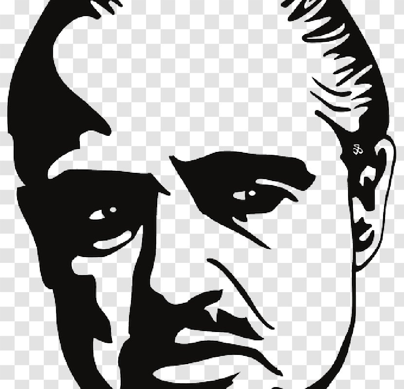 Marlon Brando Vito Corleone Johnny Fontane The Godfather Michael - Facial Expression Transparent PNG