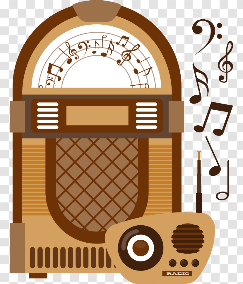 Jukebox Stock Photography Icon - Vector Radio With Recorder Transparent PNG
